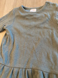 starting out Ribbed Green Dress Onesie, 9M