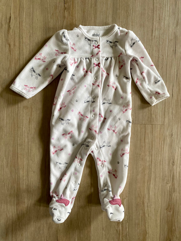 Carter's Unicorn Fleece Sleeper, 6-9M