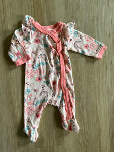 baby kiss Pink Sleeper, 6-9M