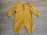 Old Navy Mustard Waffle Knit Bodysuit, 0-3M