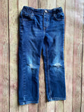 Ripped Knee Pull On Jeans, 5T