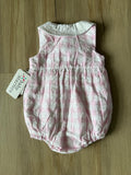 NWT Baby Starters Pink Gingham Romper, 12M
