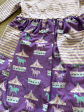 P+L Merry Go Round Dress, 4T (runs big)