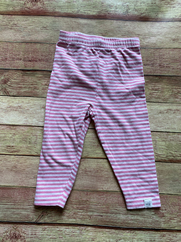 Burt's Bees Baby Striped Leggings, 3-6M