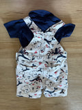 Little Lad Ocean Overall Set, 24M