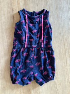 Carter's Pink Dinosaur Jumpsuit, 9M