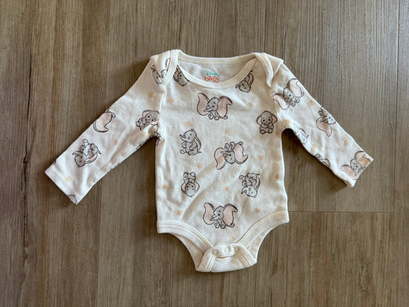 Disney Baby Dumbo Onesie, 0/3M