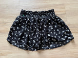 Wonder Nation Black, White Floral Skort, M(7-8)