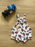 Handmade Boy's Semi Romper, 6-9M, 9-12M, 12-18M (run small)