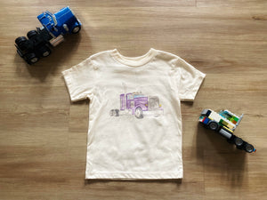 New Purple Semi Tee, 2T & 4T