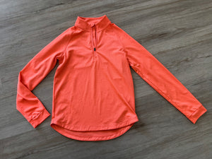 UA Bright Orange Long Sleeve, YMD (10-12)