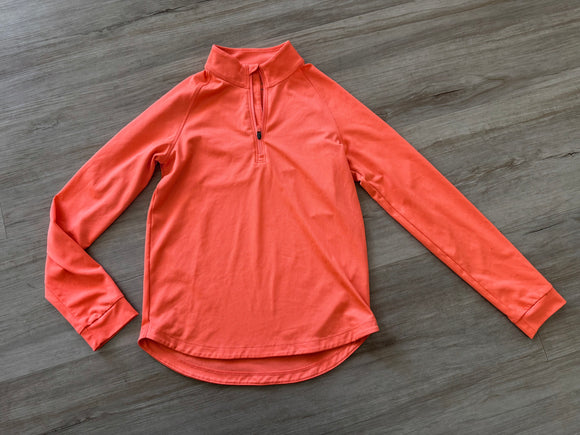 UA Bright Orange Long Sleeve, YMD (10-12)