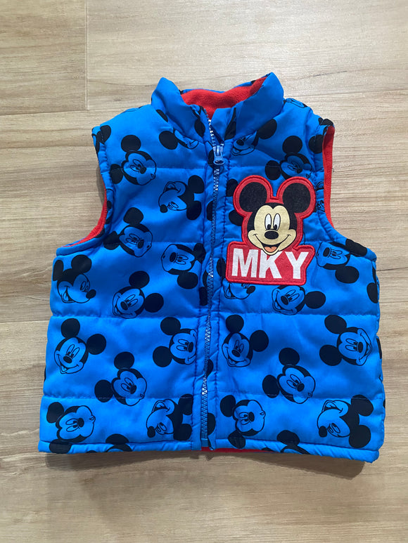 Disney Mickey Mouse Puffer Vest, 2T