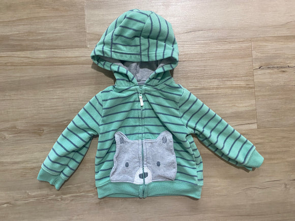 Carter's Fleece Animal Zip Up, 12M