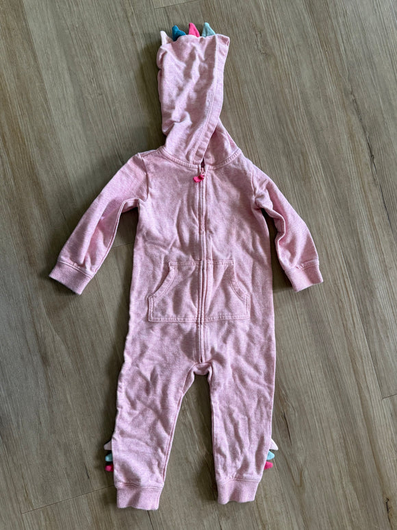 Carter's Pink Dinosaur Bodysuit, 18M