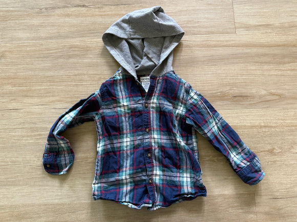 Carter's Hooded Flannel, 3T