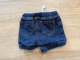 Denim Shorts, 0-3M