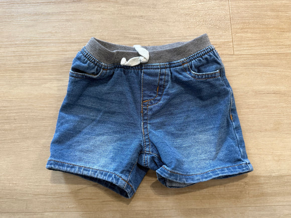 Okie Dokie Pull On Denim Shorts, 6M