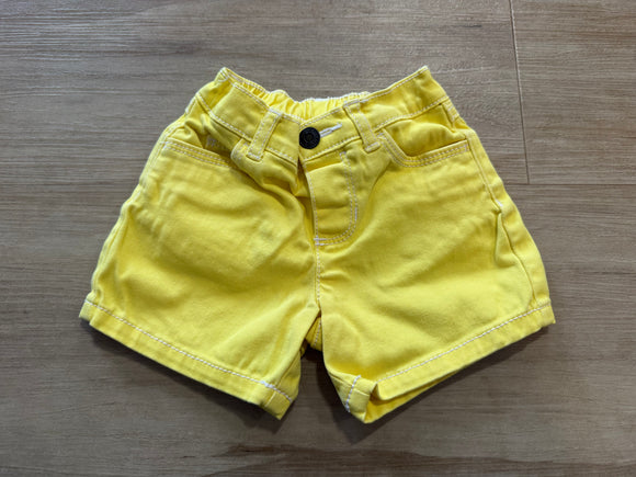 Carter's Yellow Denim Shorts, 3M