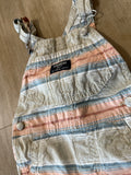 OshKosh Striped Shortalls, 12M