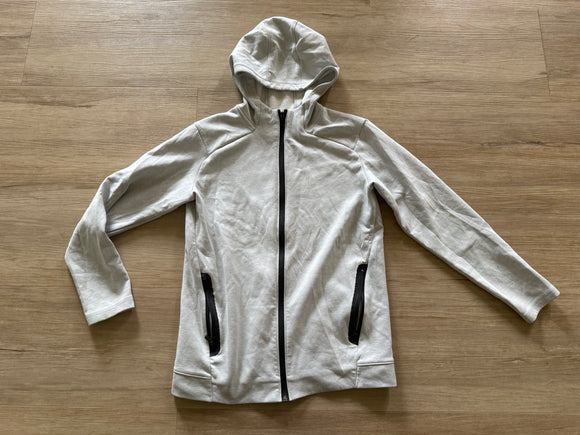 Old Navy Active Dynamic Fleece Grey Jacket, XL (14-16)