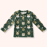 P+L Into the Woods Henley Top, 6-12M, 12-18M, 2T, 3T, 4T, 5T