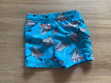 Wonder Kids Shark Swim Trunks, 3-6M