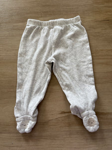 Carter's Grey, Sun & Cloud Footie Leggings, 6M