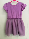 Cat & Jack Purple Sparkly Tulle Dress, 5T
