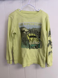 Carter's Lime Green 'Off Road Legend' Waffle Knit Long Sleeve, 4T