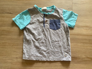 Crazy 8 Speckled Pocket Tee, 4T