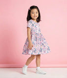 P+L Blueberry Breeze Dress, 2T, 3T, 5, 7/8