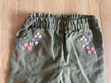 Carter's Embroidered Flower Pants, 12M