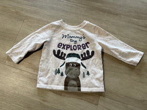 Garanimals 'Mommy's tiny explorer' Long Sleeve, 6-9M