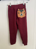 Children's Place Maroon Wolf Pocket Sweatpants, 4T