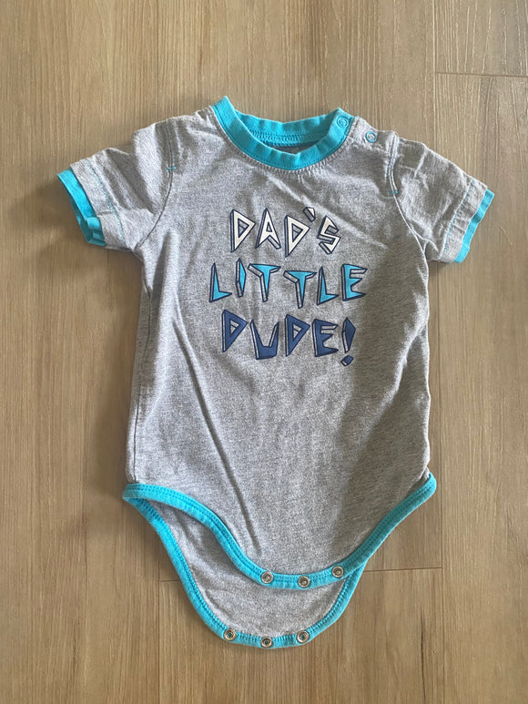 okie dokie 'Dad's Little Dude!' Onesie, 9M