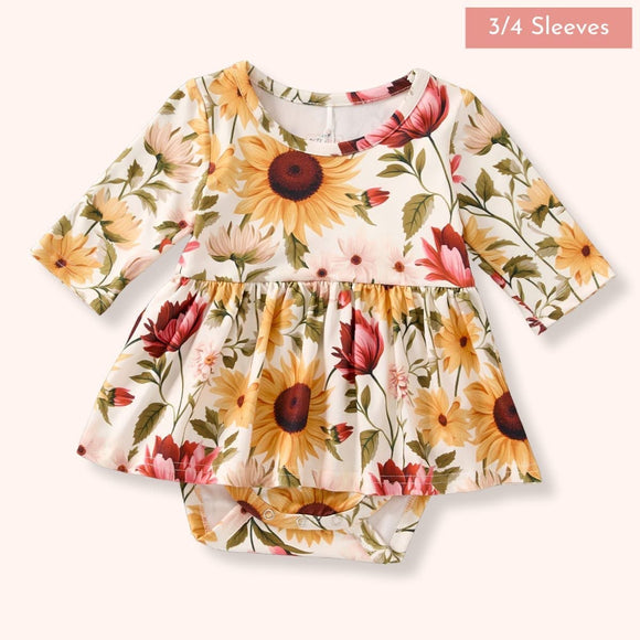 P+L Rustic Sun Dress Romper, 6-9M, 9-12M, 12-18M