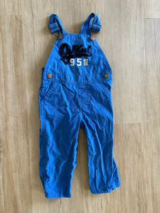 OshKosh Blue Overalls, 18M