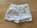 Carter's Blue/White Flower Shorts, 3T