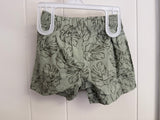Carter's Palm Leaves Green Shorts, 3-6M