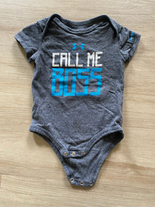 UA 'Call Me Boss' Onesie, 6/9M