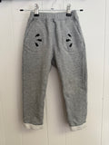 aimama 100% Cotton Lightening Grey Sweatpants, 4