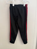 PUMA Black/Red Stripe Jogger Sweatpants, 4T