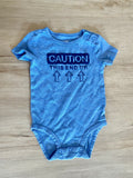 Baby B'Gosh 'Caution' Onesie, 9M