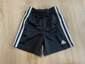 Adidas Black Athletic Shorts, 2T