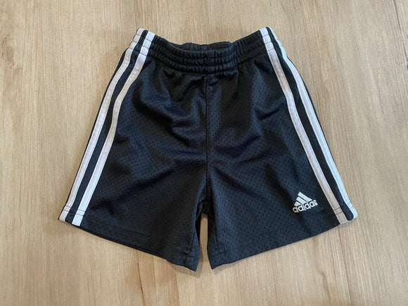 Adidas Black Athletic Shorts, 2T