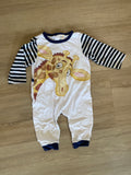 Poppy Mini Giraffe Bodysuit, 6M