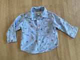 Kid's Headquaters Vehicle Button Down, 12M