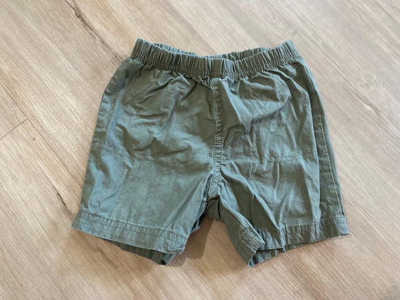 Carter's Pull On Olive Green Shorts, 18M