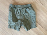 Carter's Pull On Olive Green Shorts, 18M